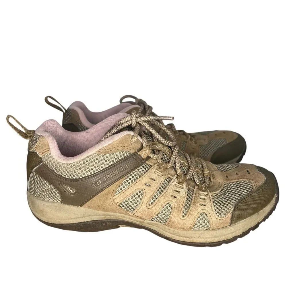Merrell Keepsake Sneakers Otter/Lilac Womens 8M Hiking Walking Athletic Shoes